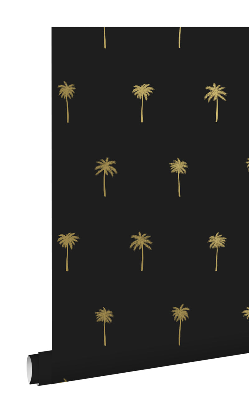 Origin Paradise Black and Gold Palm Trees 139161