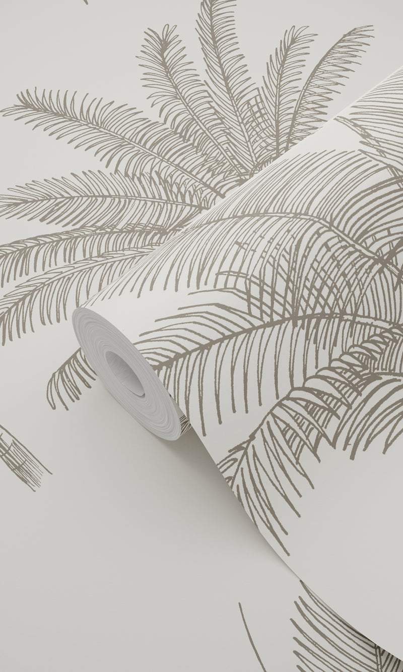 Origin Paradise Light Beige Palm Trees 139163