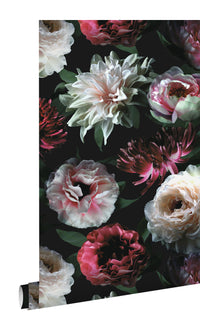 Origin Pink-Black and Dark Green Paradise Flowers 139168