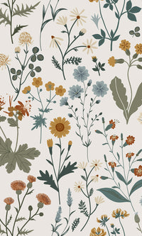 Origin Mustard and Multi-colored Vintage Wildflowers 139391