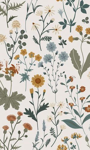 Origin Mustard and Multi-colored Vintage Wildflowers 139391