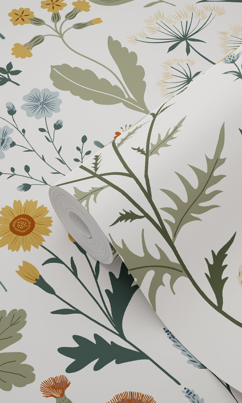 Origin Mustard and Multi-colored Vintage Wildflowers 139391