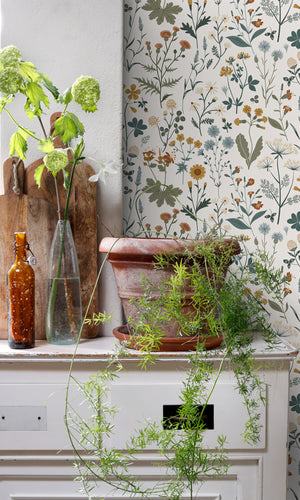 Origin Mustard and Multi-colored Vintage Wildflowers 139391