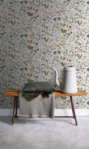 Origin Mustard and Multi-colored Vintage Wildflowers 139391
