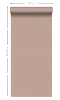 Origin Antique Pink Blush Linen Texture Plain 148743