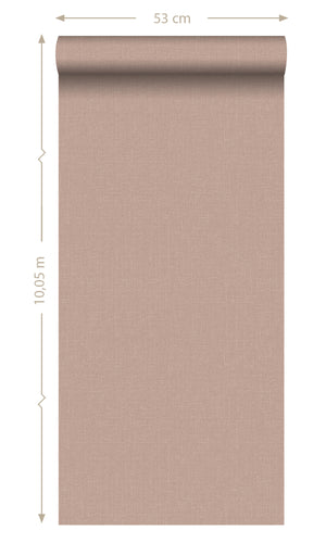 Origin Antique Pink Blush Linen Texture Plain 148743