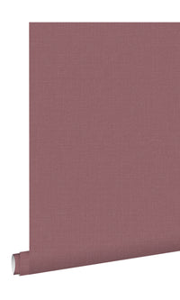 Origin Burgundy Red Blush Linen Texture Plain 148744