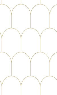 Origin White and Gold Art Deco Motif 139139