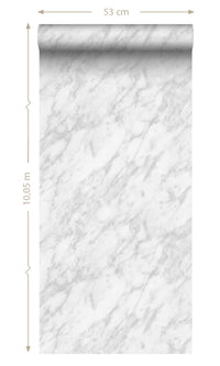 Origin White and Gray Art Deco Marble 139195