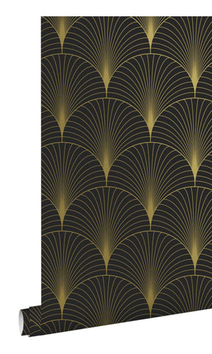 Origin Black and Gold Art Deco Motif 139457