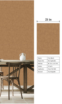 Designer Walls Velvet Ochre Plain DW1006