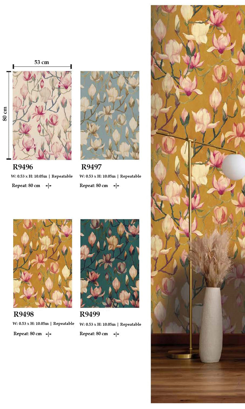 Designer Walls Beige Magnolia DW2014