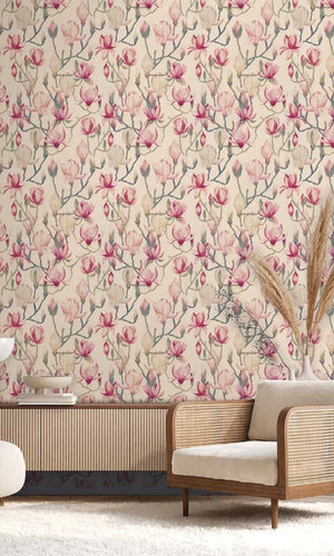 Designer Walls Beige Magnolia DW2014