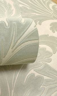 Eleganza Acanthus Sage - Cream 36430