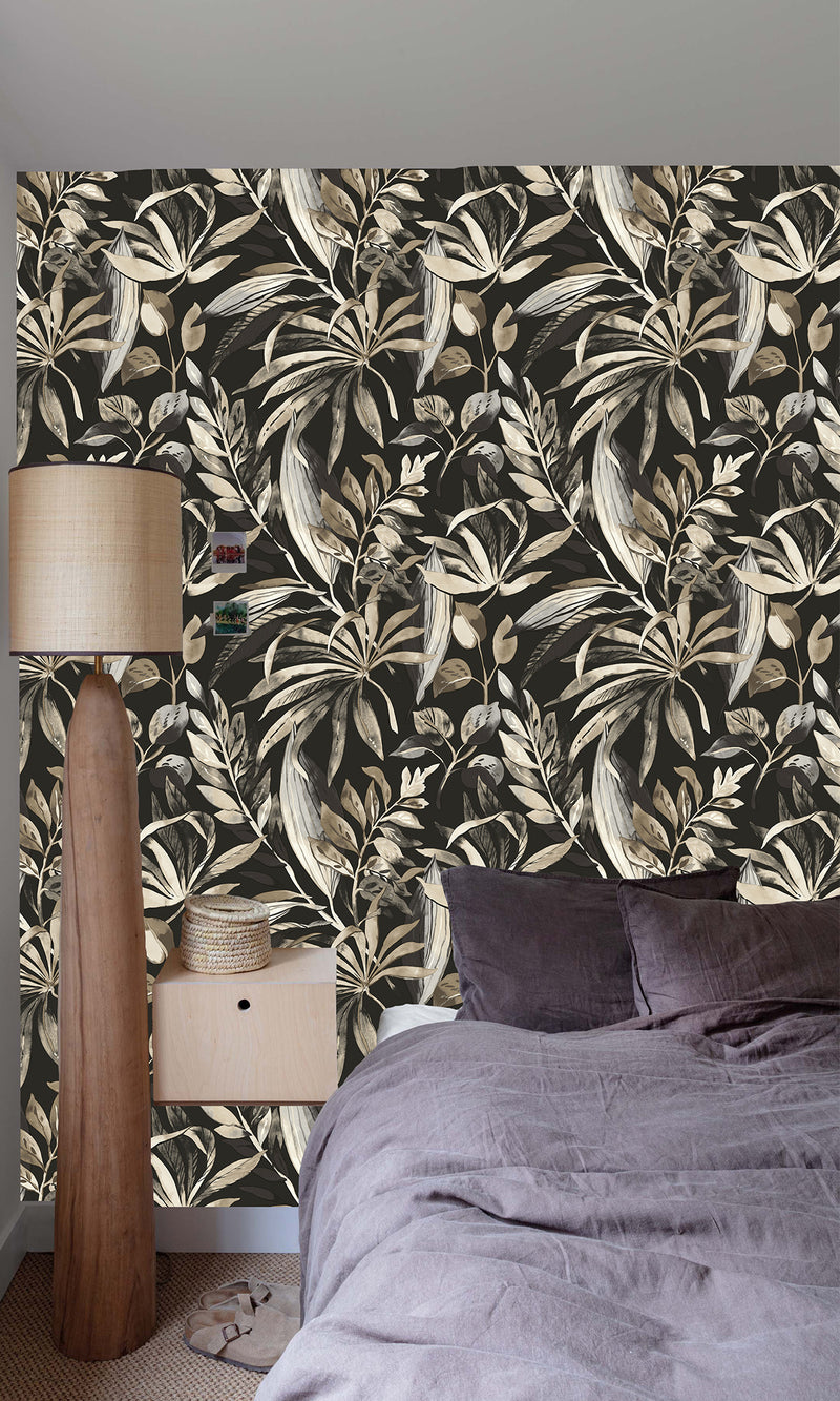 Karuna Inky Palms - Motifs Arrowtown/Tuatara A71203