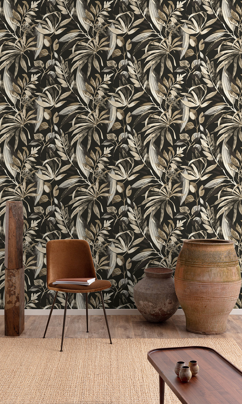 Karuna Inky Palms - Motifs Arrowtown/Tuatara A71203