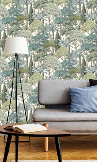 Karuna Sketched Forest Moss Green A76302