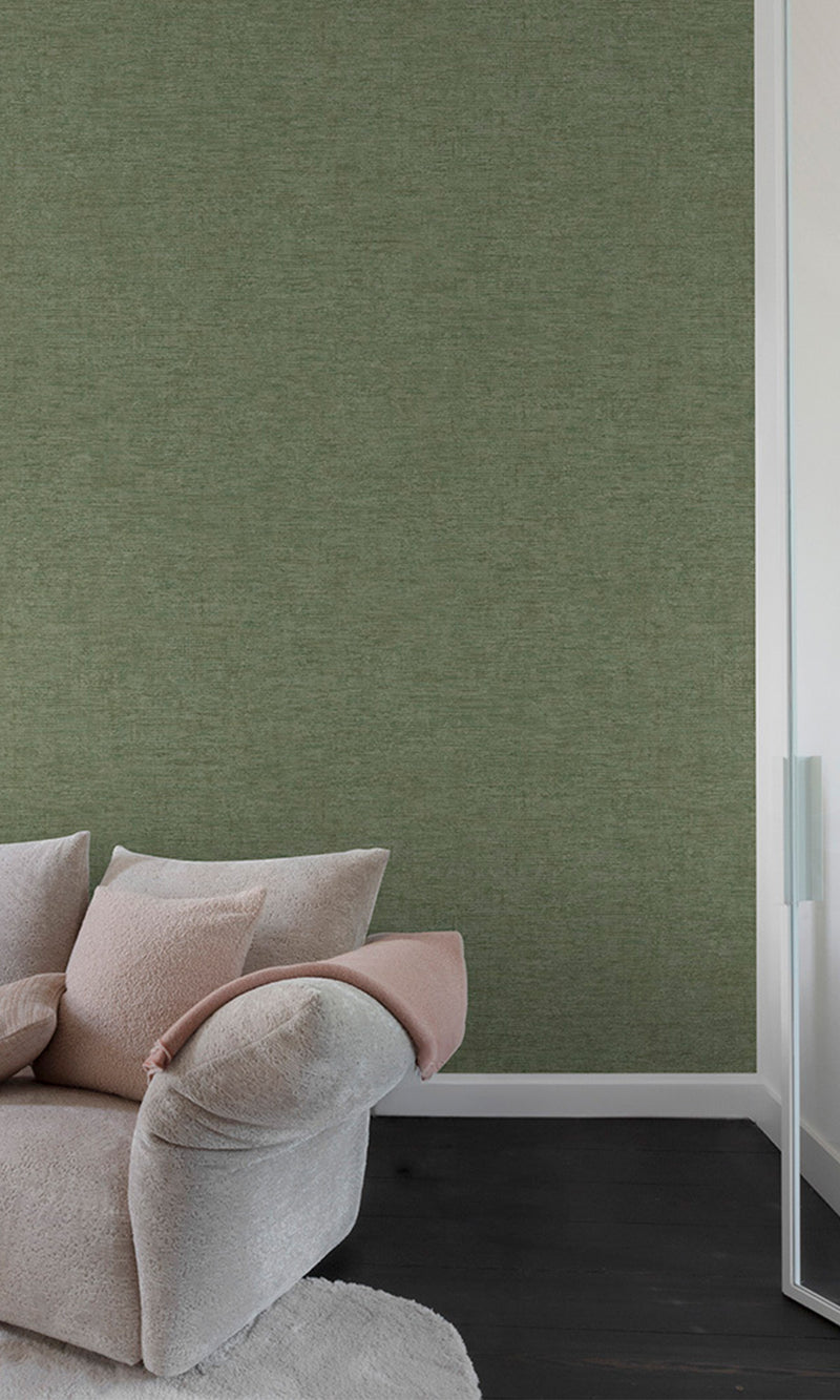 Precious Weaves Dakota - Plain Neutral Green PW1315