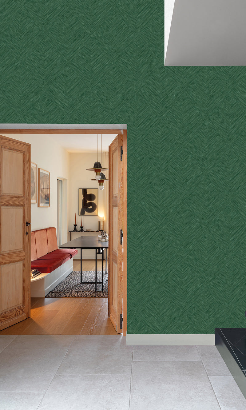 Precious Weaves Loni - All-over Elm Green PW3015