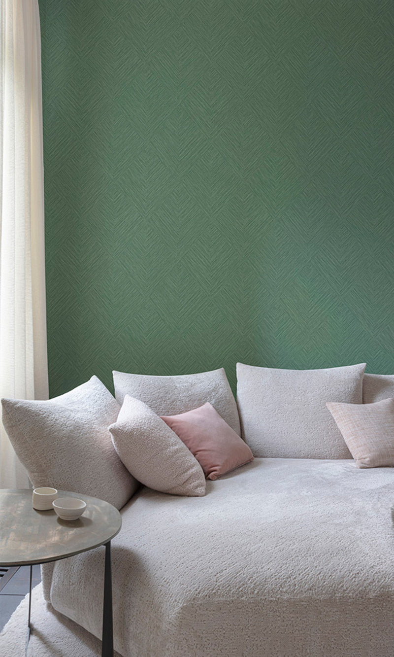 Precious Weaves Loni - All-over Elm Green PW3015