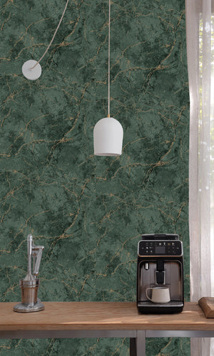 Textured Vibes Thassos Dark Hunter Green A78002