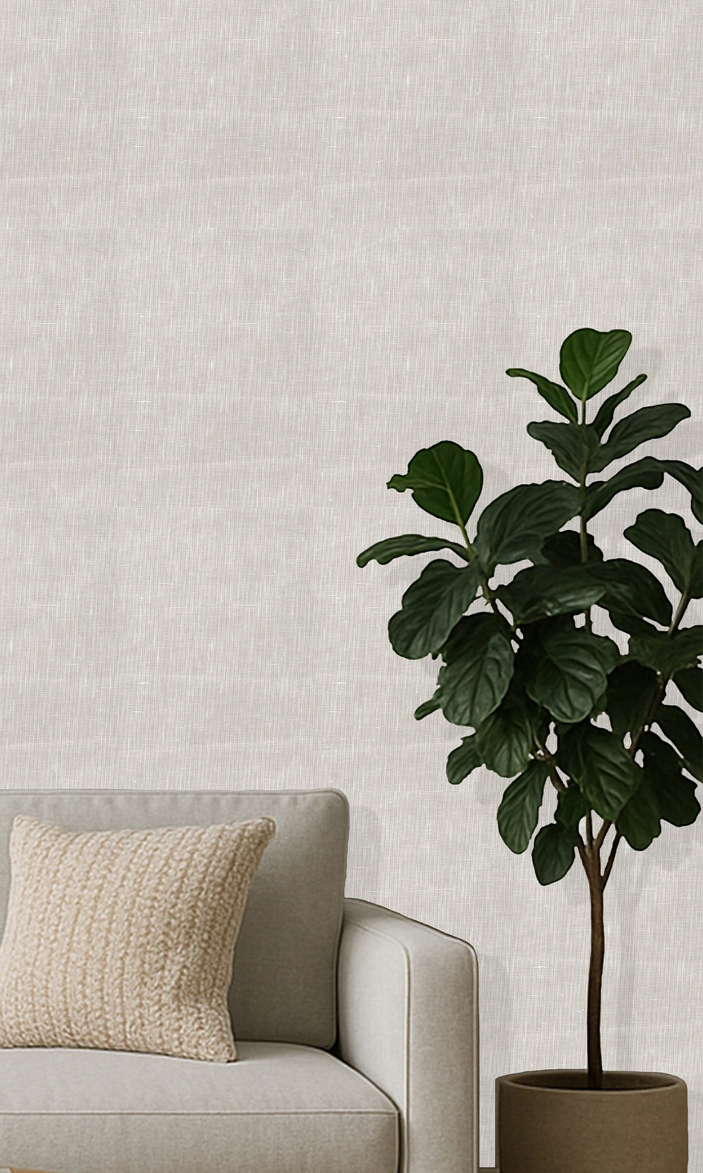 The Textured Linen Autumn Grey 173NH3186