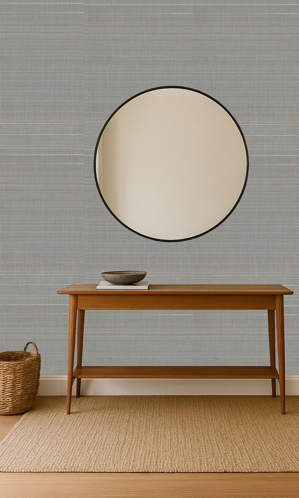 The Textured Abaca Habitat Namara Grey N-NA0028