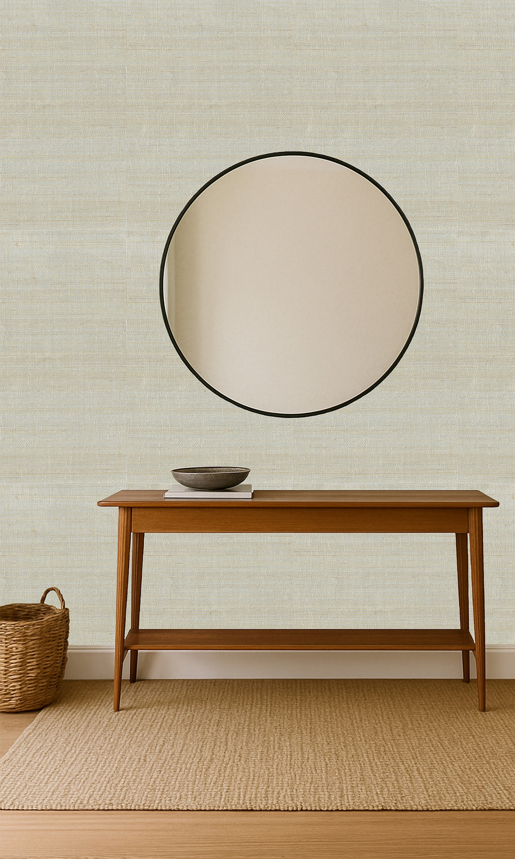 The Textured Abaca Habitat Ash Blue - Prairie Sage N-NA0066