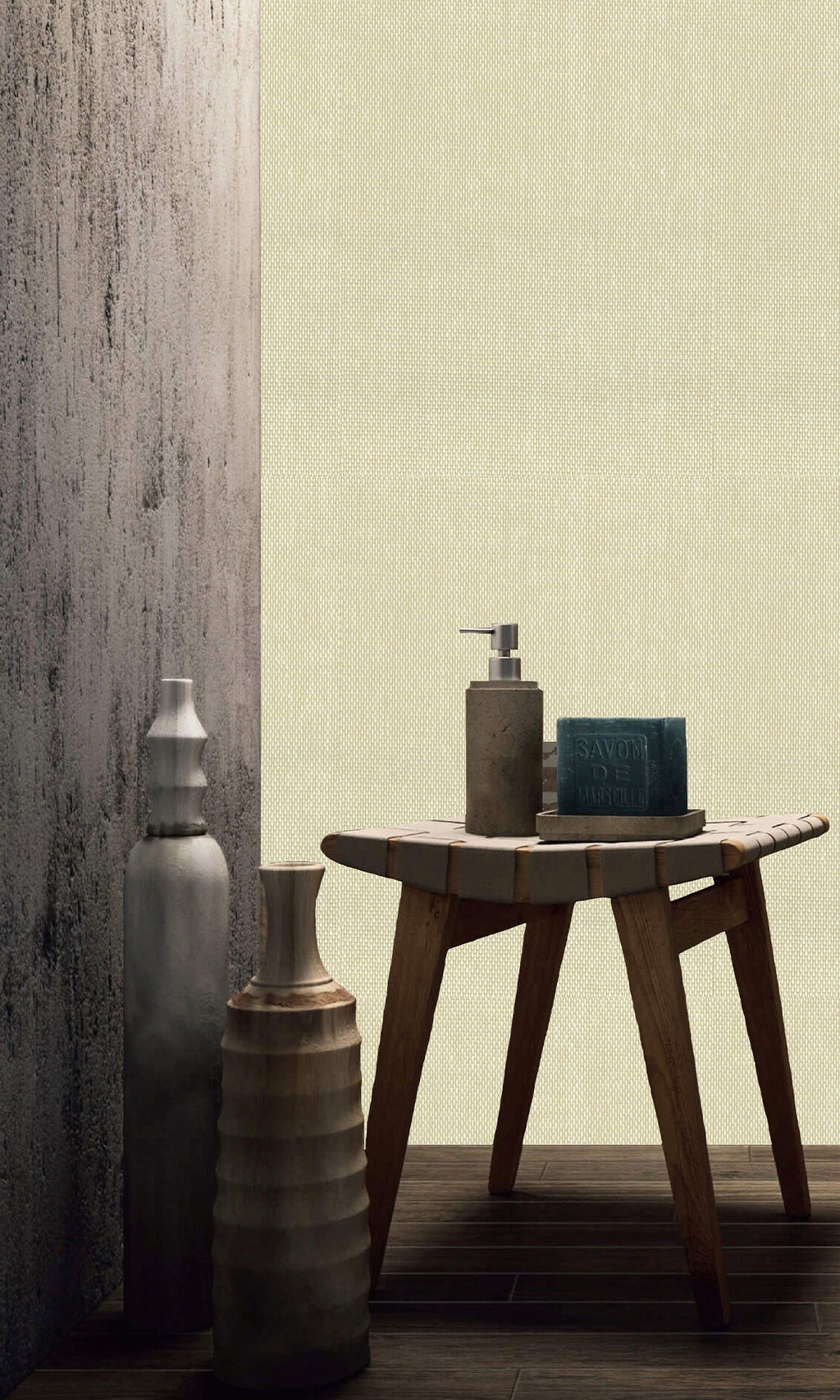 The Textured Paper Art Curtis Sand N-NP6001