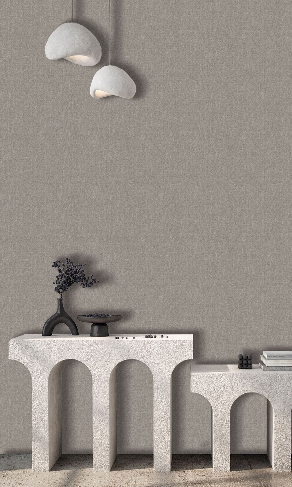 Serenity Fabric Design Warm Granite Grey SY27506