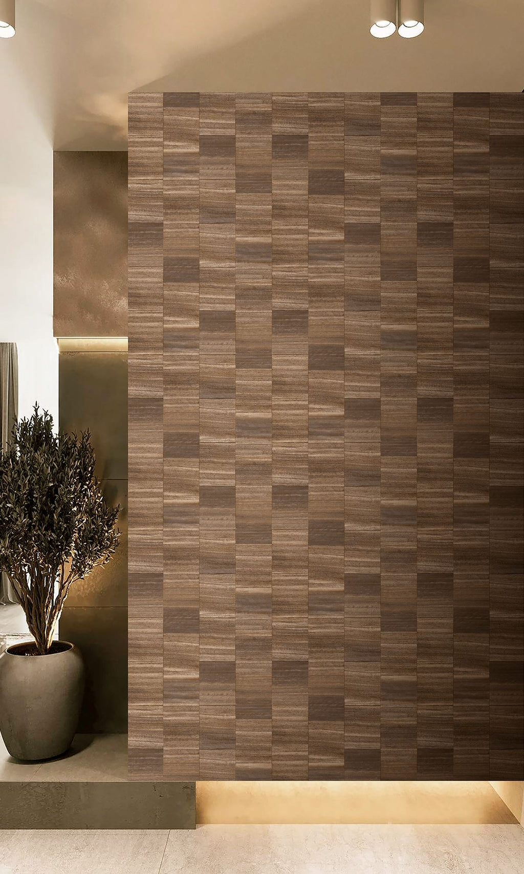 Serenity Fabric Squares Greyish Brown SY27534