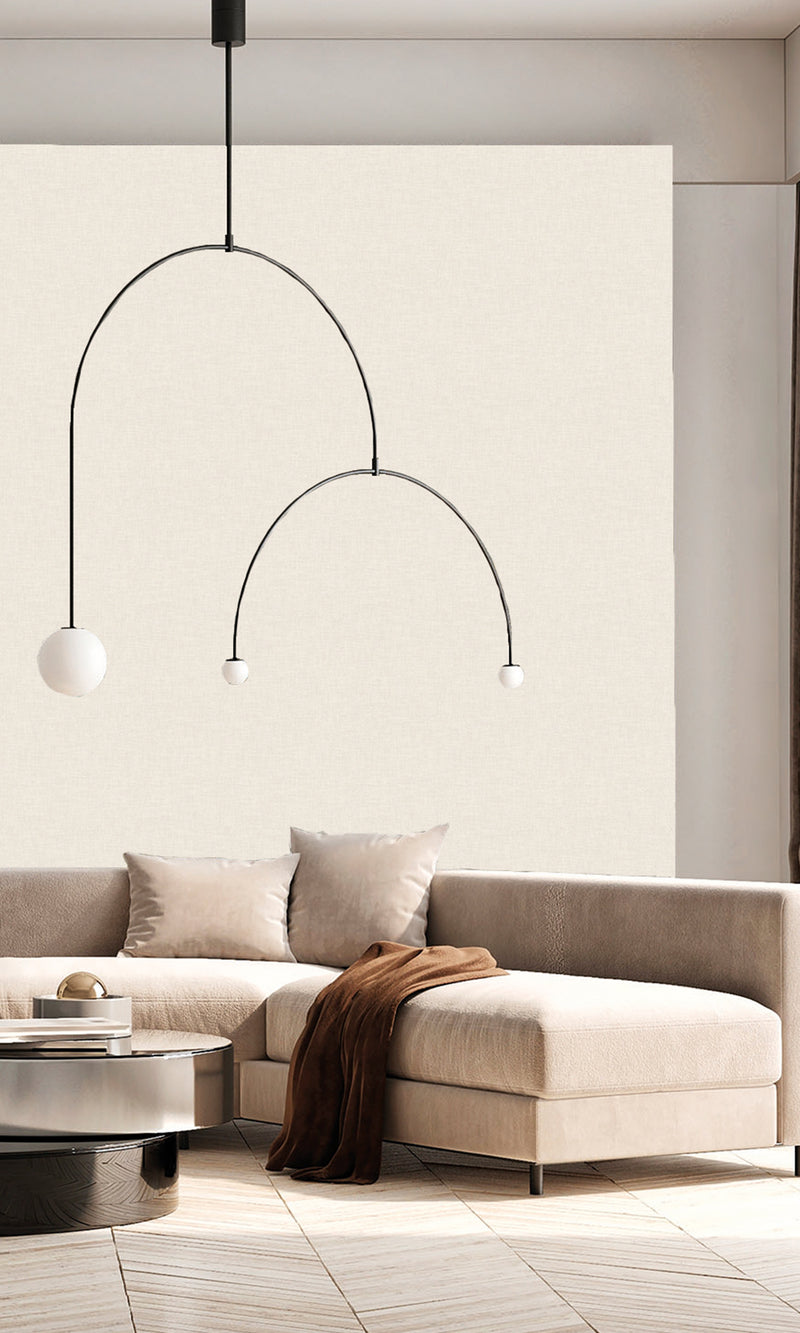 Antibes Textile Plain Ivory Mist AN28201