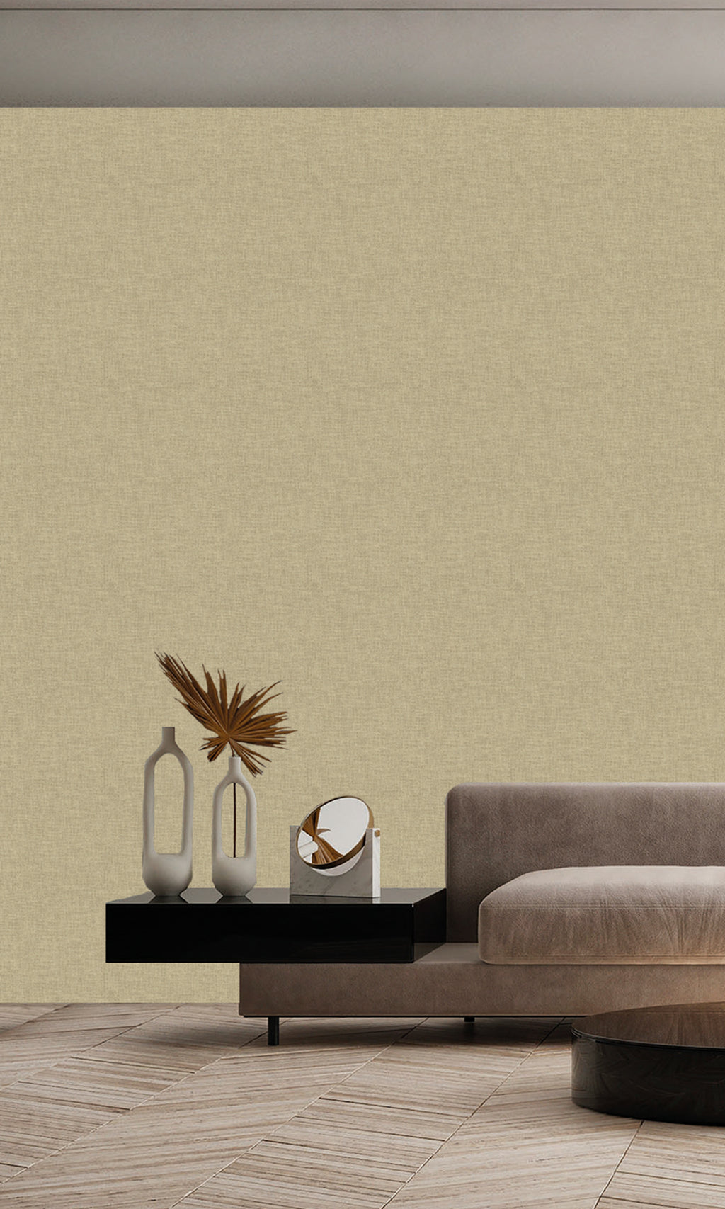 Antibes Textile Plain Sepia Stone AN28210