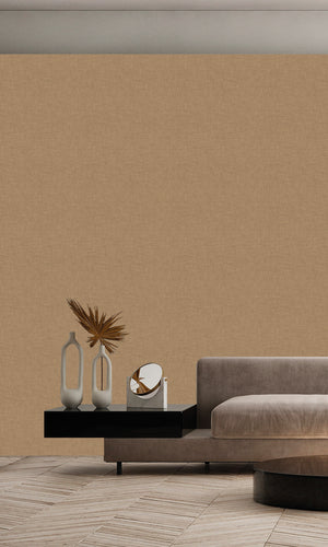 Antibes Textile Plain Brick Brown AN28211