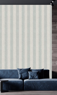 Antibes Stripes Snow Drift & Silky Green AN28215