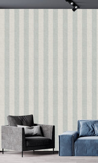 Antibes Stripes Snow Drift & Silky Green AN28215
