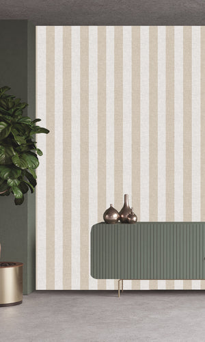 Antibes Stripes Offwhite & Birchwood AN28216