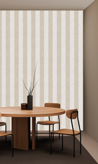 Antibes Stripes Offwhite & Birchwood AN28216