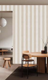 Antibes Stripes Offwhite & Birchwood AN28216