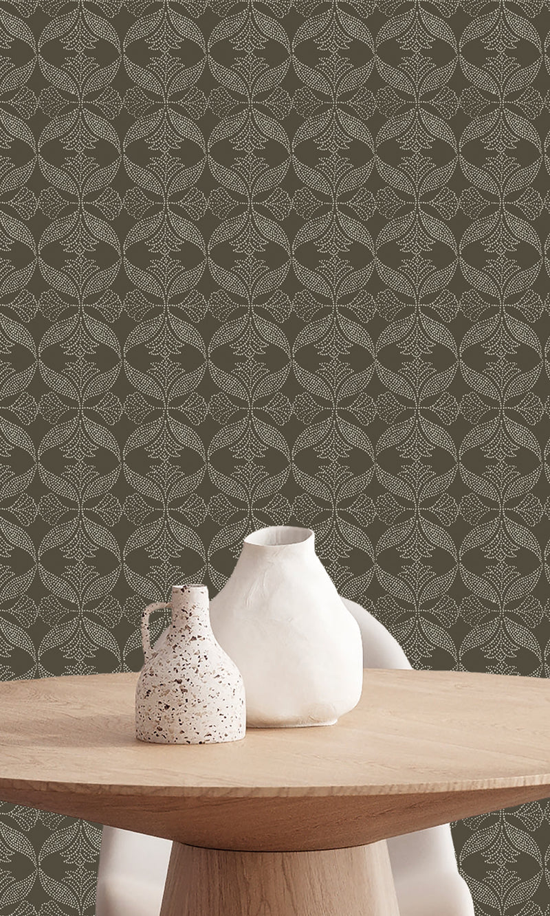 Antibes Ornament Dark Camo Beige AN28233