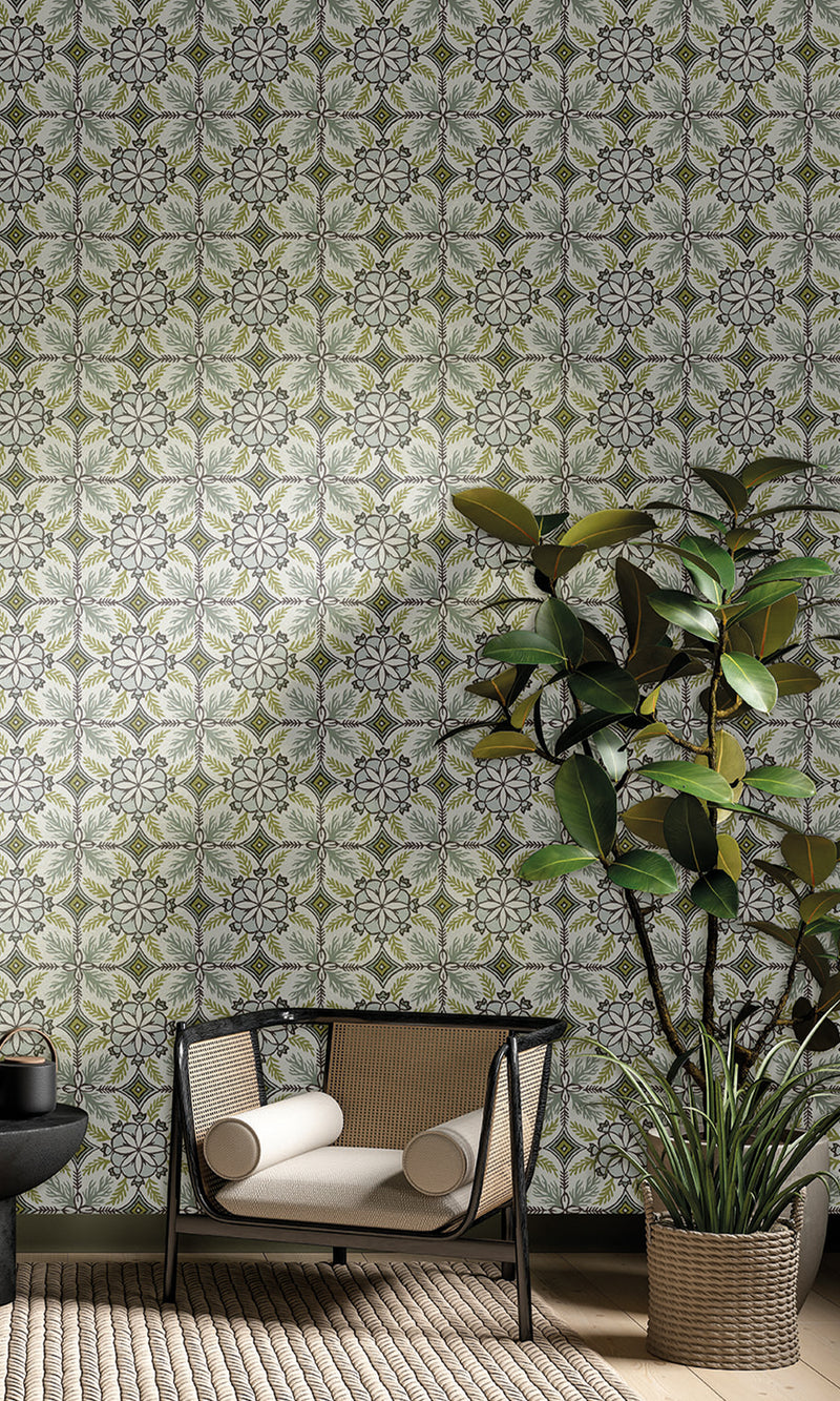 Antibes Morocco Arctic Fog & Tea Leaf AN28241