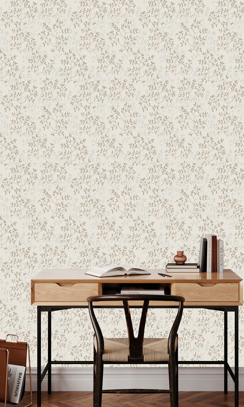 Antibes Branches Mountain Grey & Sorrell Brown AN28251