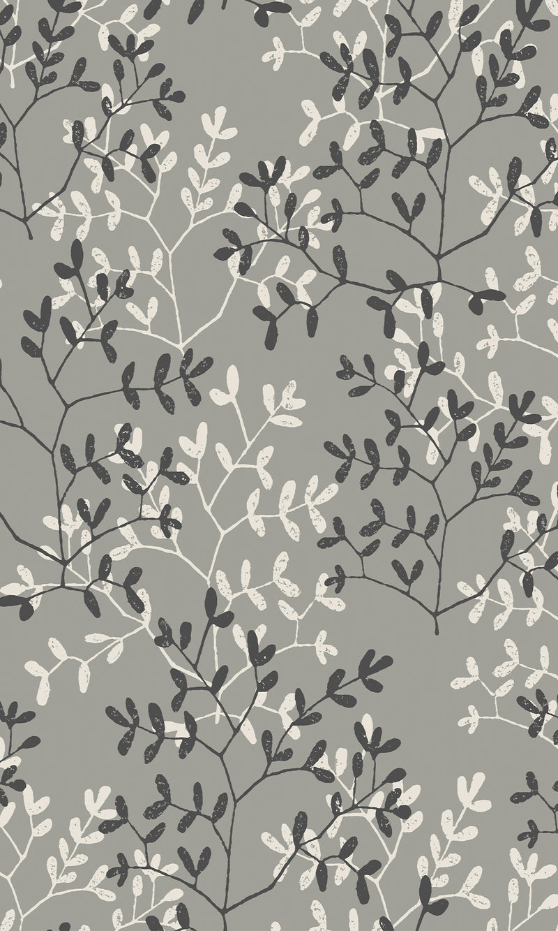 Antibes Branches Friar Grey & Black Oak AN28252