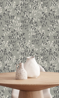 Antibes Branches Friar Grey & Black Oak AN28252
