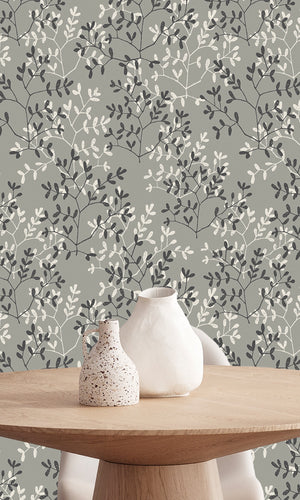 Antibes Branches Friar Grey & Black Oak AN28252