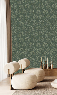 Antibes Branches Deep Sea Shadow & Prairie Grey AN28253