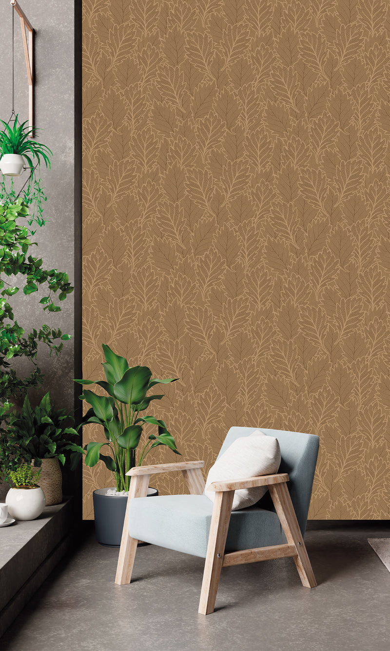 Antibes Quercus Leaves Moroccan Blunt & Grecian Gold AN28262