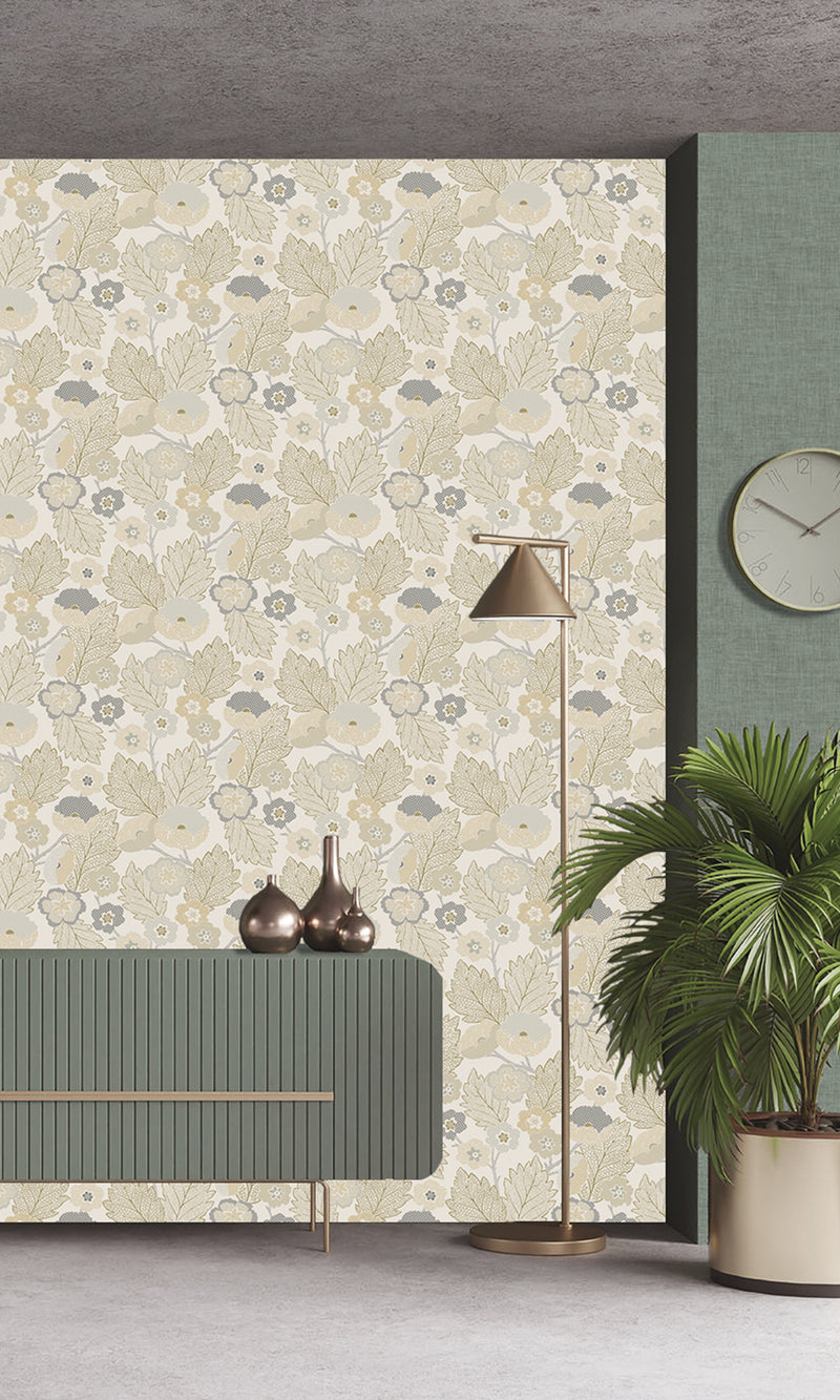 Antibes Flora Mountain Grey & Eaton Gold AN28270