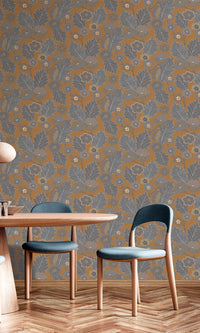 Antibes Flora Dark Teak & German Grey AN28272