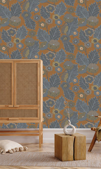 Antibes Flora Dark Teak & German Grey AN28272